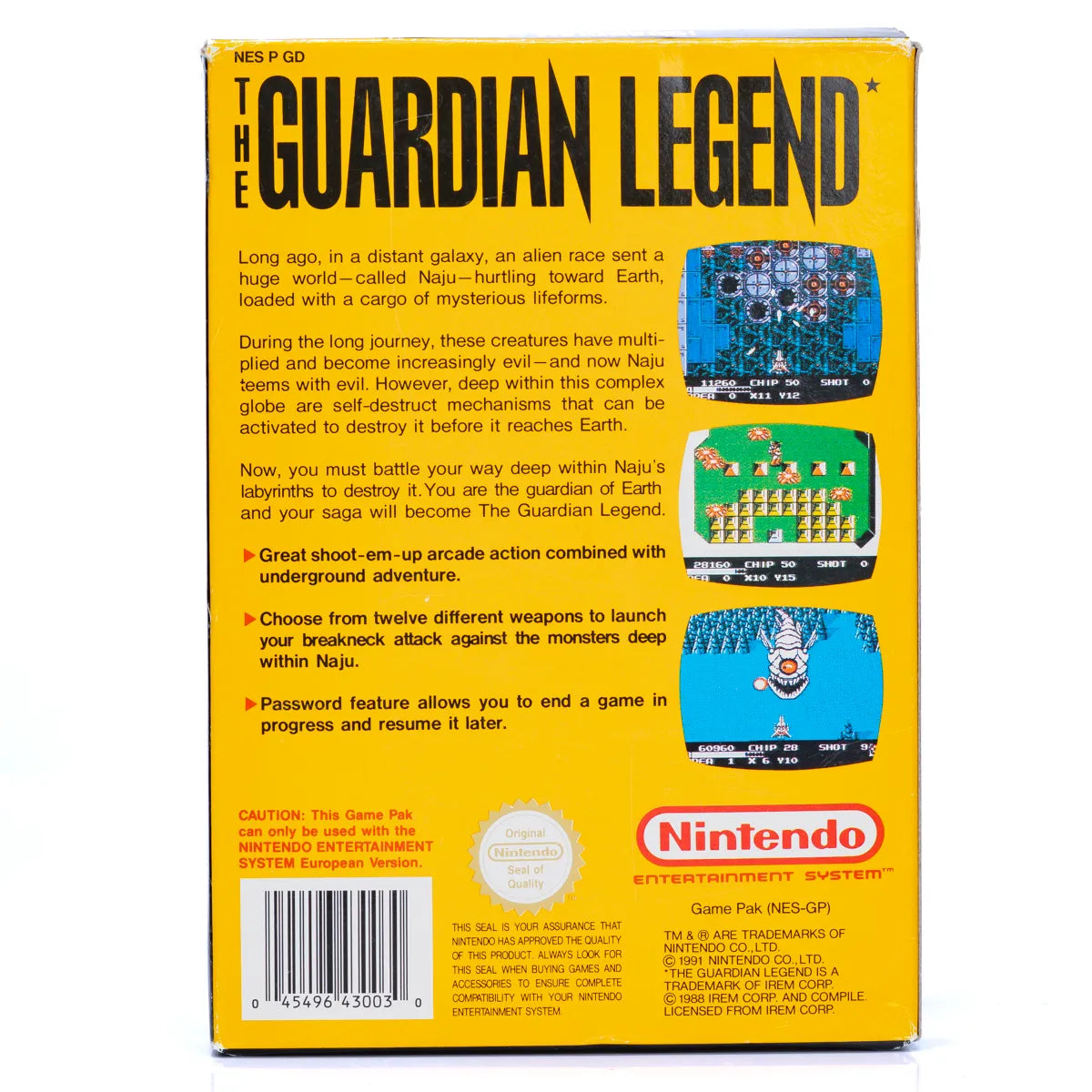 The Guardian Legend - NES spill (I eske) - Retrospillkongen