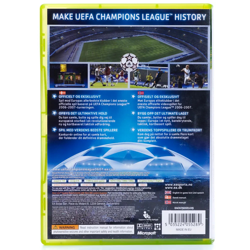 UEFA Champions League 2006–2007 - Xbox 360 spill - Retrospillkongen