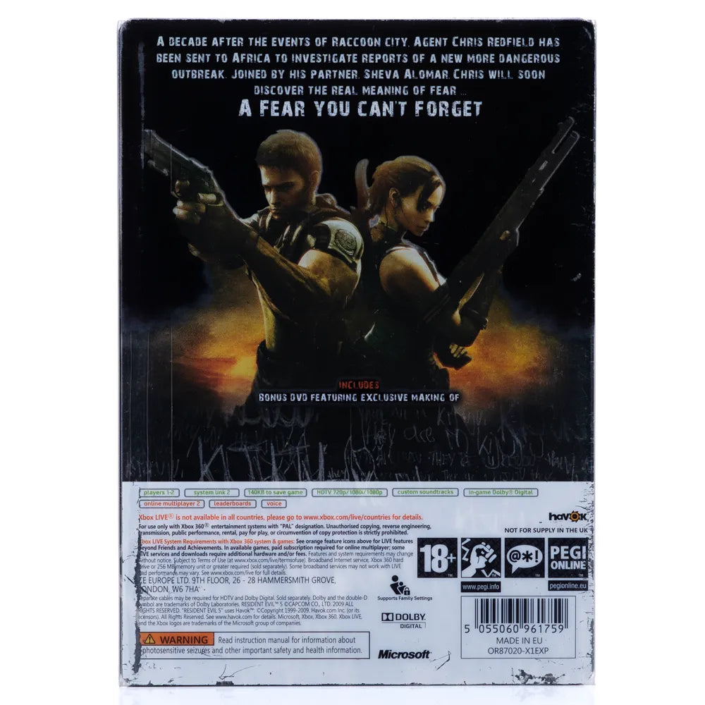 Resident Evil 5 [Collector's Edition] - Xbox 360 spill - Retrospillkongen
