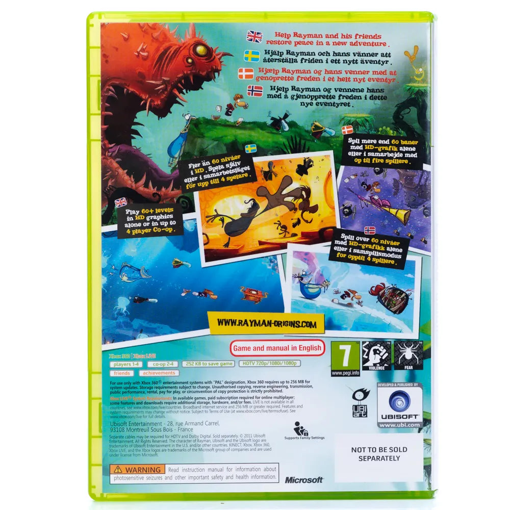 Rayman Origins (Collector's Edition) - Xbox 360 spill - Retrospillkongen