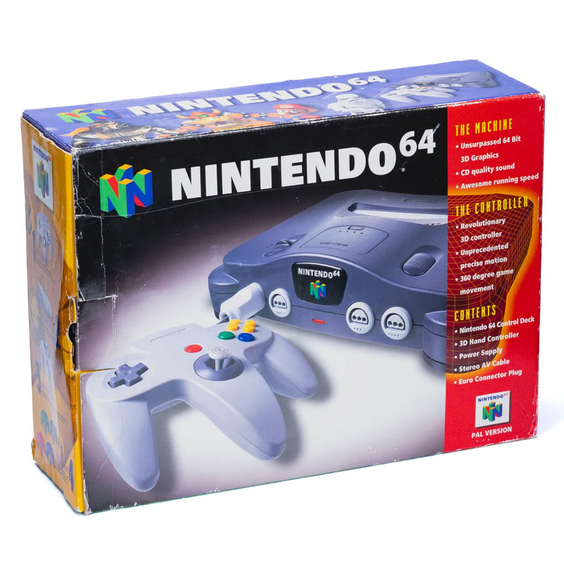 Nintendo 64 konsoll Pakke m/eske - N64