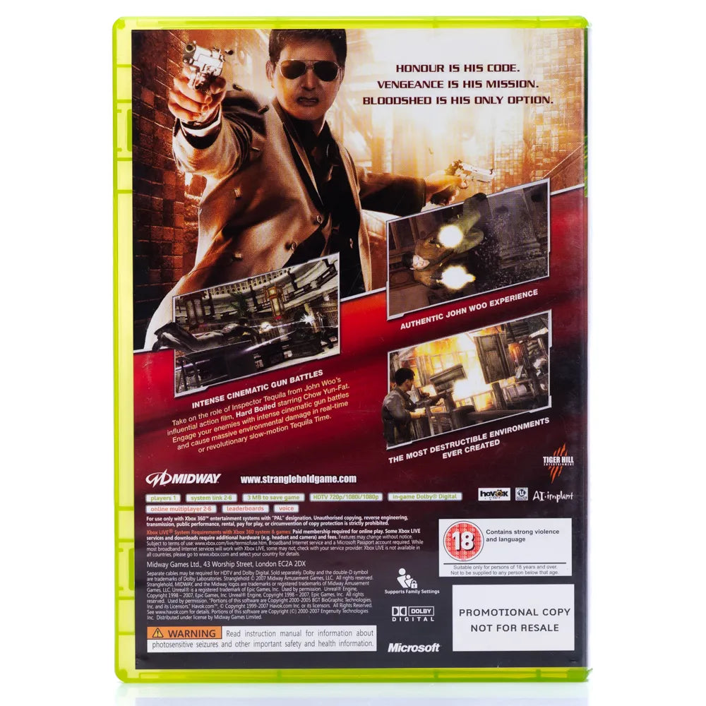 John Woo Presents: Stranglehold - Xbox 360 spill - Retrospillkongen