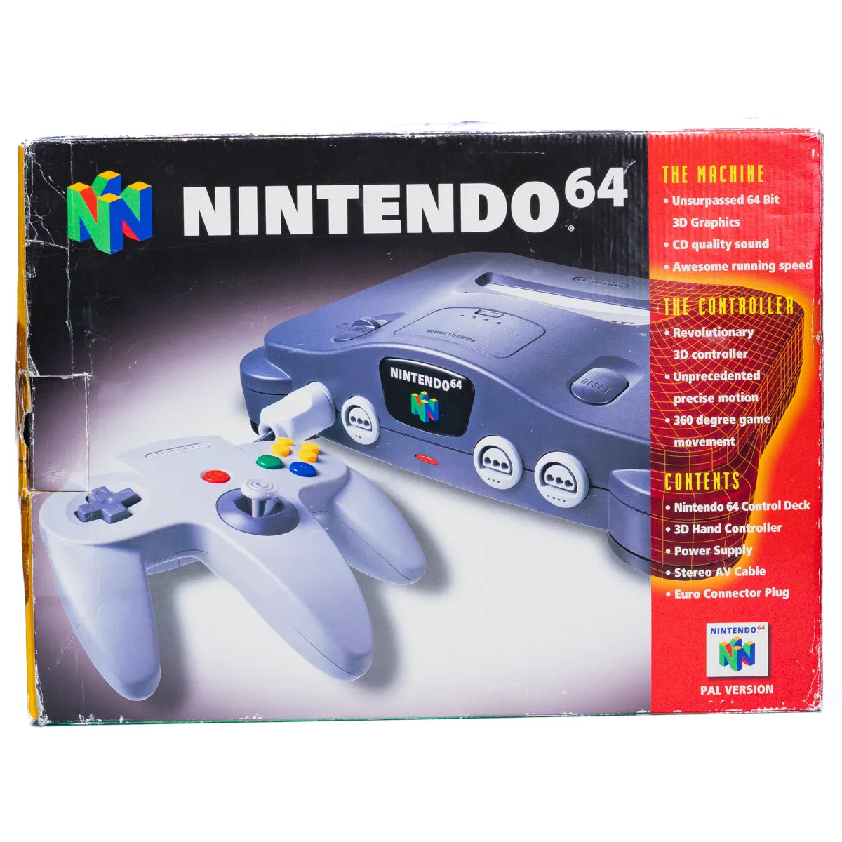 Nintendo 64 konsoll Pakke m/eske - N64 - Retrospillkongen