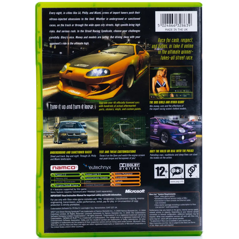 SRS: Street Racing Syndicate - Xbox Spill - Retrospillkongen