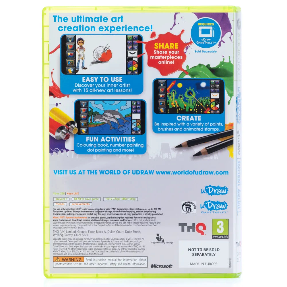 uDraw Studio: Instant Artist - Xbox 360 spill