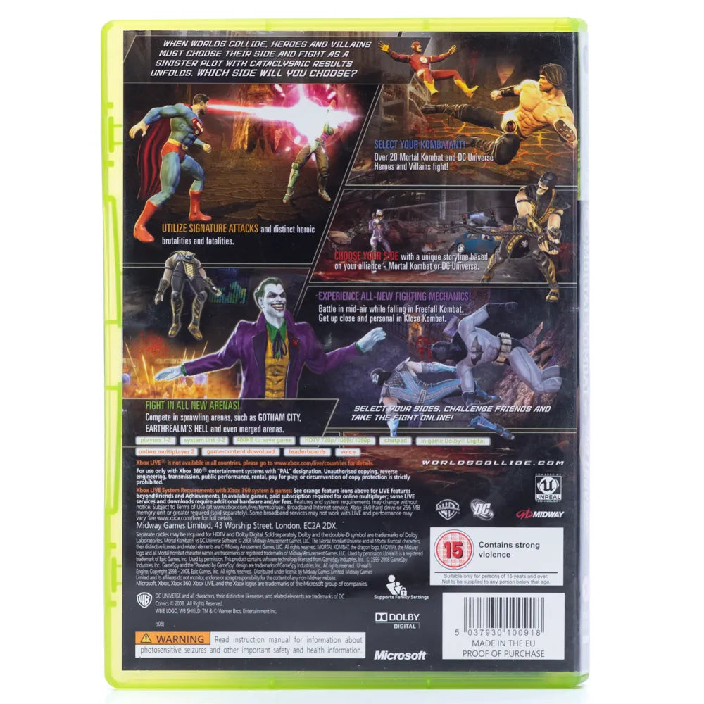 Mortal Kombat vs. DC Universe - Xbox 360 spill