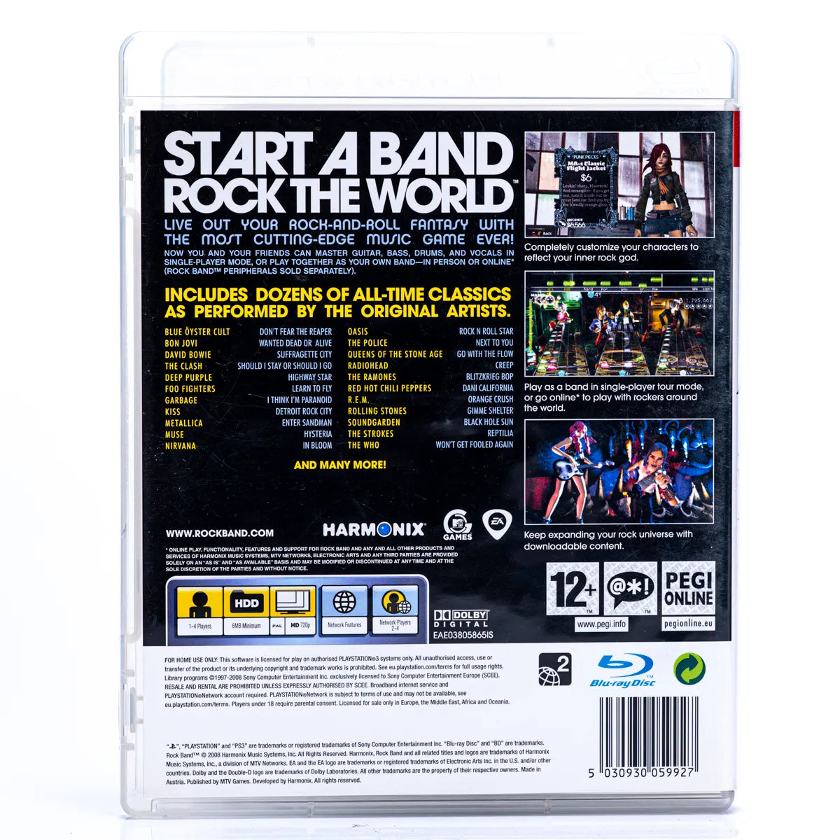Rock Band - PS3 spill - Retrospillkongen