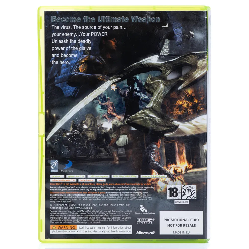 Dark Sector - Xbox 360 spill