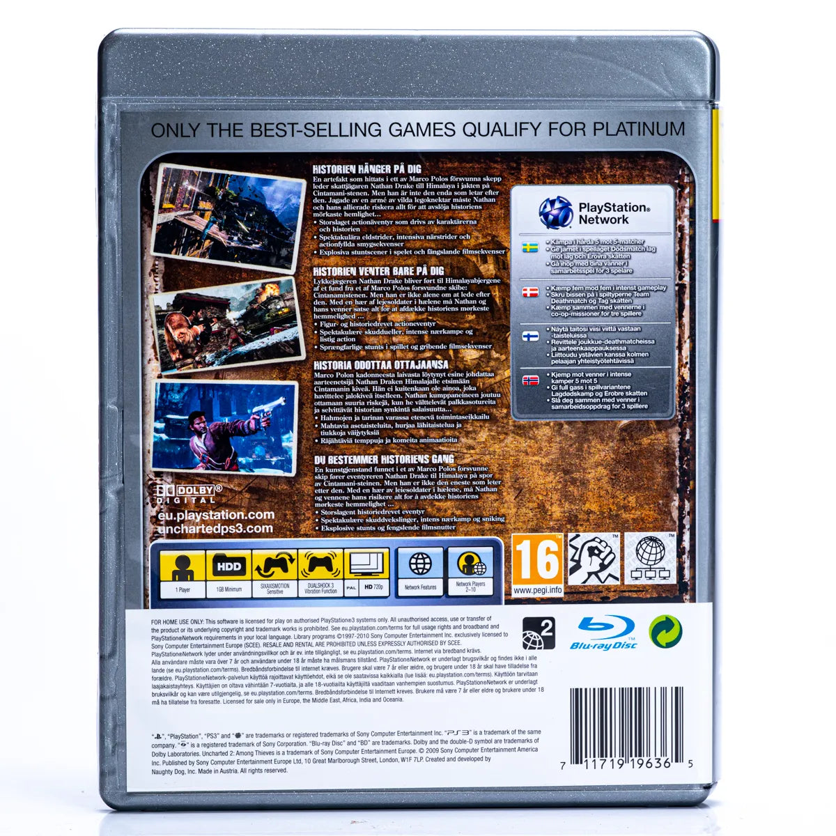 Uncharted 2: Among Thieves - PS3 spill - Retrospillkongen