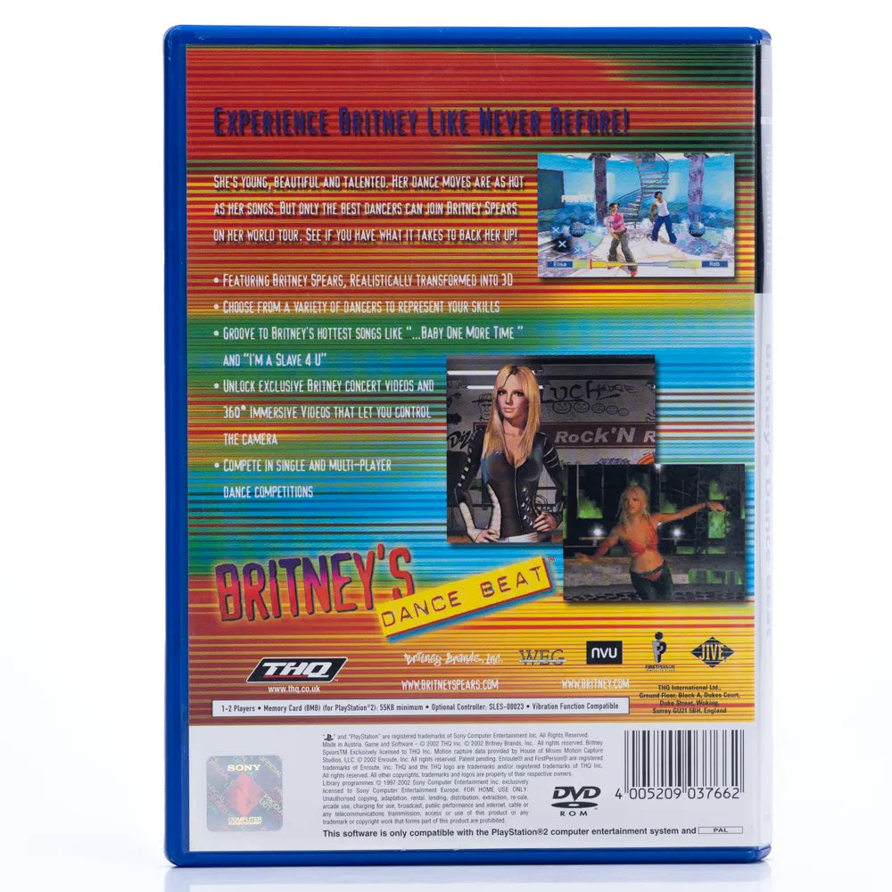 Britney’s Dance Beat - PS2 spill - Retrospillkongen