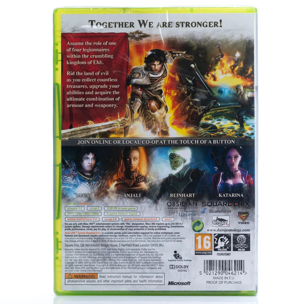 Dungeon Siege III - Xbox 360 spill (Forseglet)