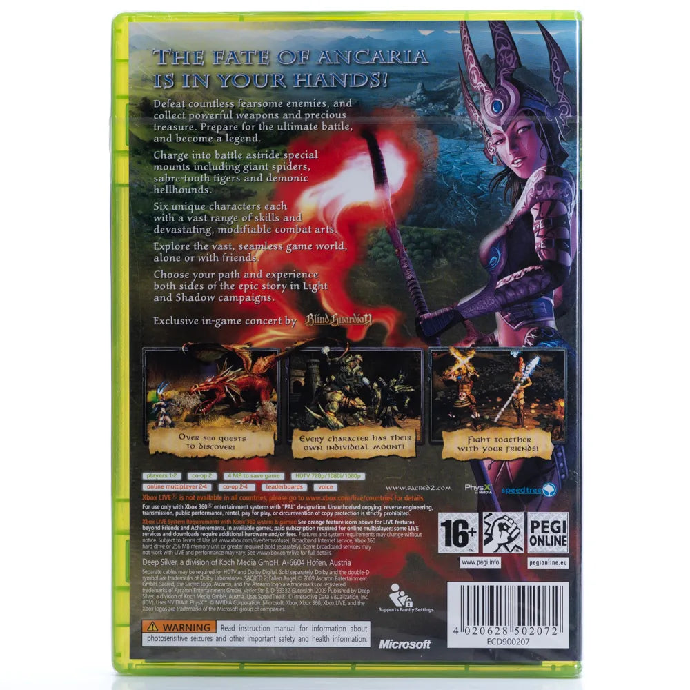 Sacred 2: Fallen Angel - Xbox 360 spill (Forseglet)