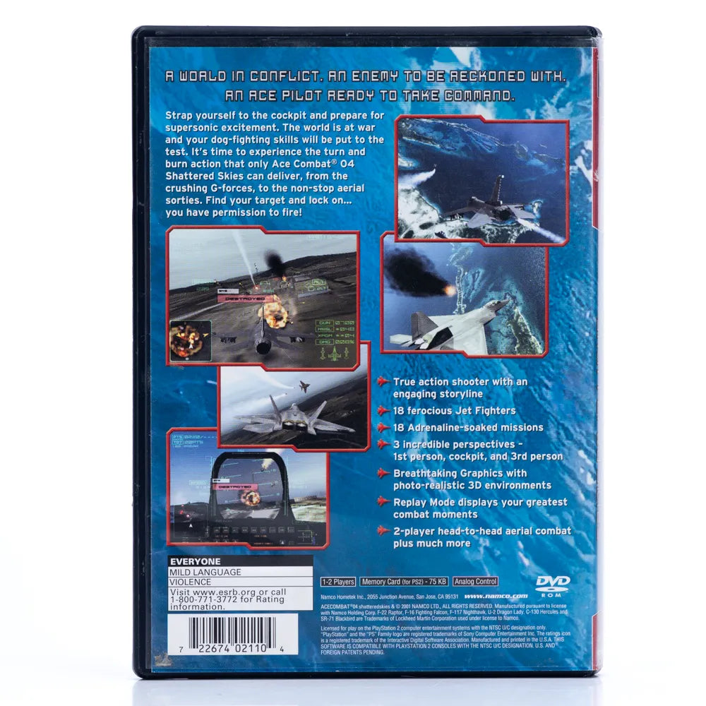 Top Gun: Combat Zones - PS2 spill - Retrospillkongen