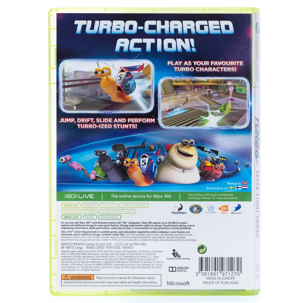 Turbo: Super Stunt Squad - Xbox 360 spill