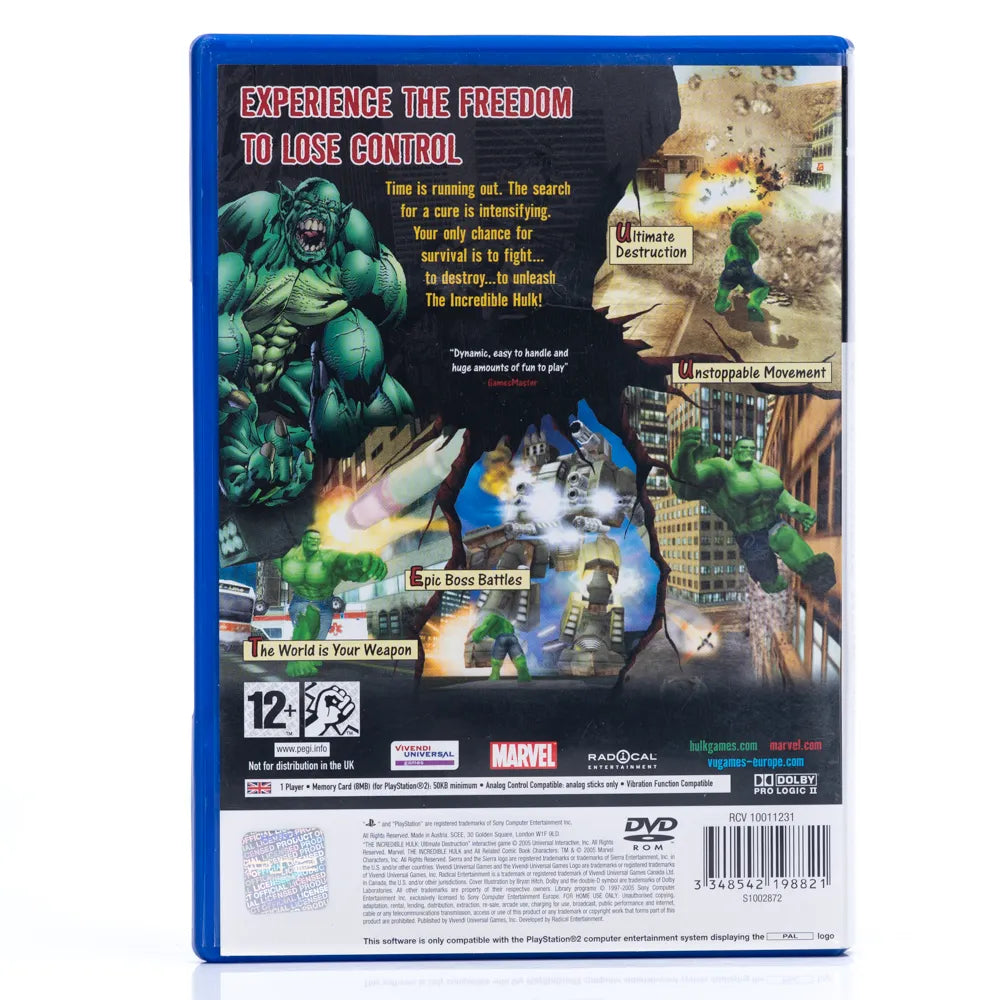 The Incredible Hulk - PS2 spill - Retrospillkongen