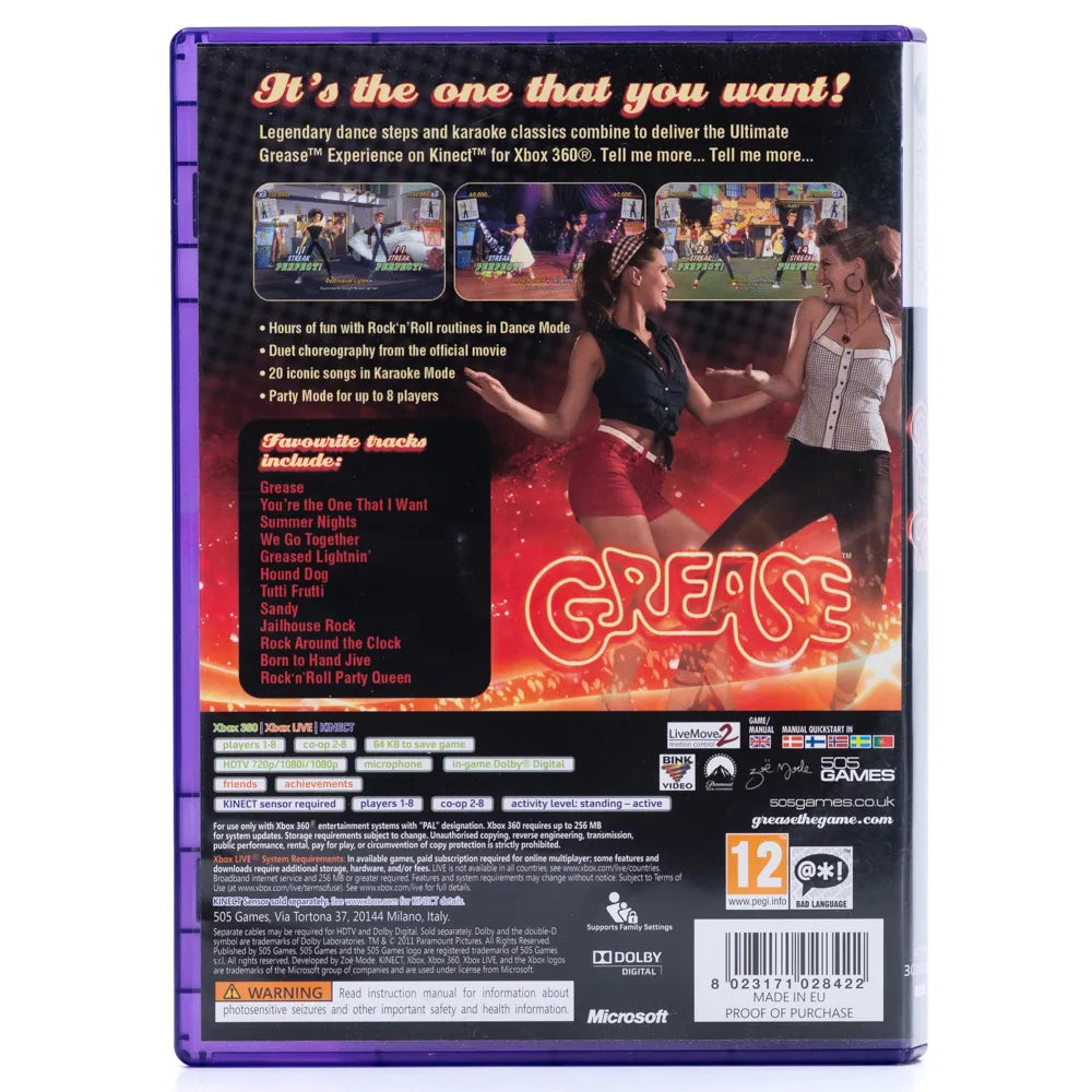 Grease Dance - Xbox 360 spill