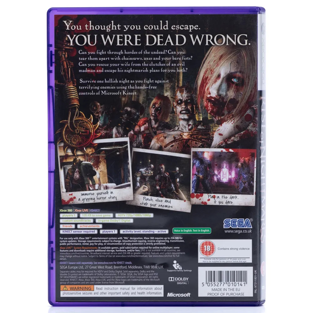 Rise of Nightmares - Xbox 360 spill
