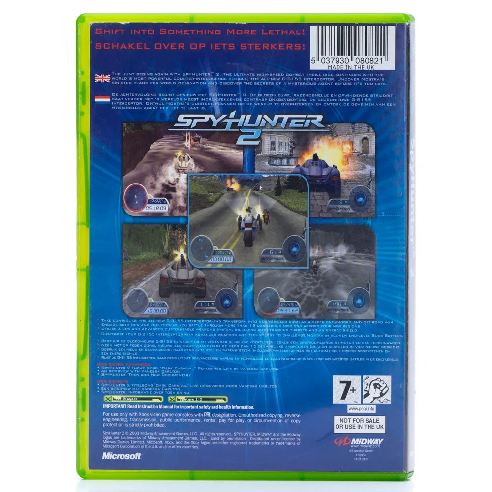 SpyHunter 2 - Xbox spill - Retrospillkongen