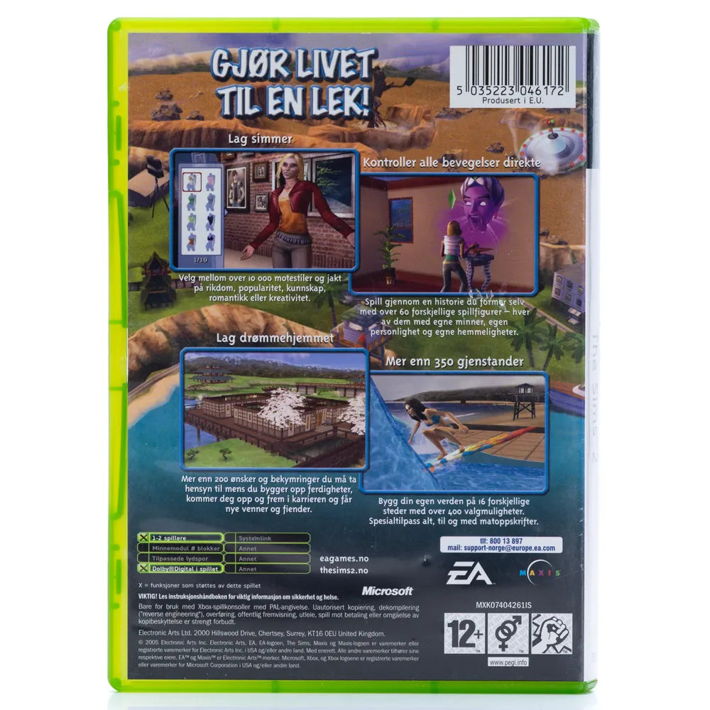The Sims 2 - Xbox spill - Retrospillkongen