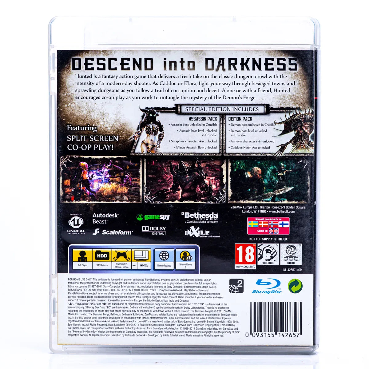 Hunted: The Demon's Forge - PS3 spill - Retrospillkongen