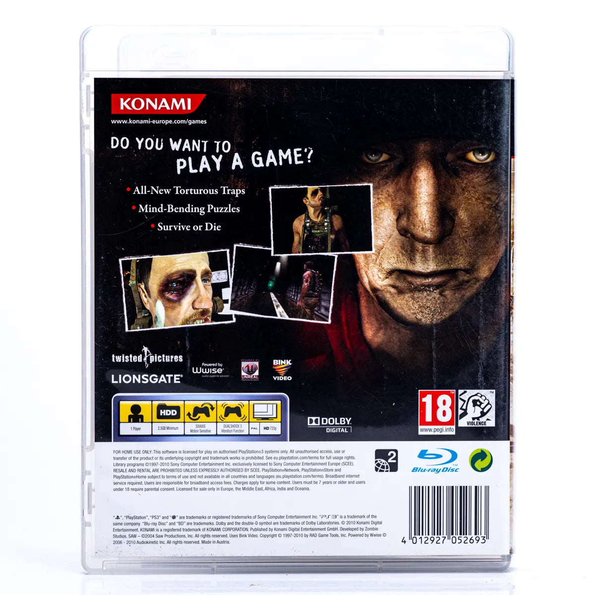 Saw II: Flesh & Blood - PS3 spill - Retrospillkongen