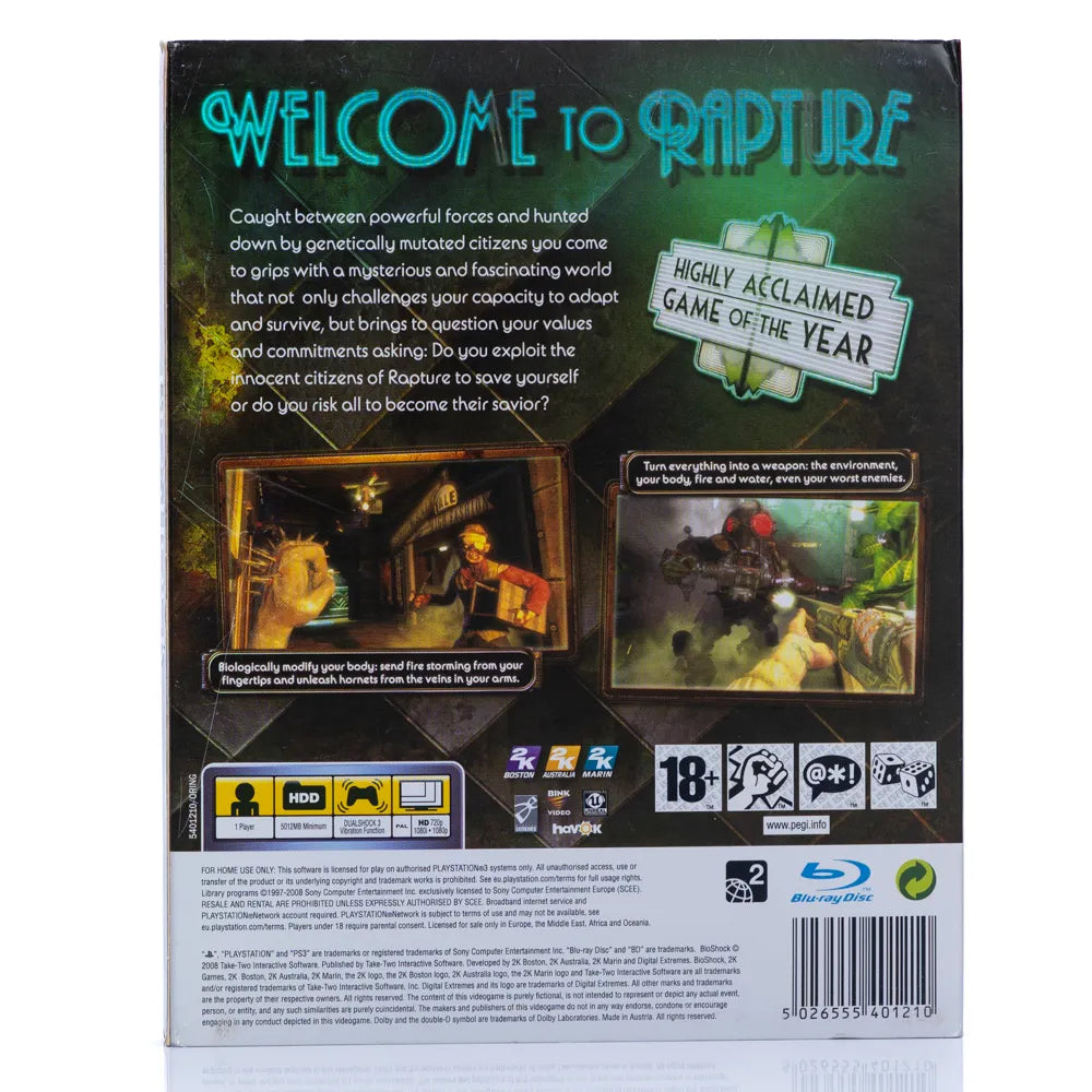 BioShock - PS3 spill - Retrospillkongen