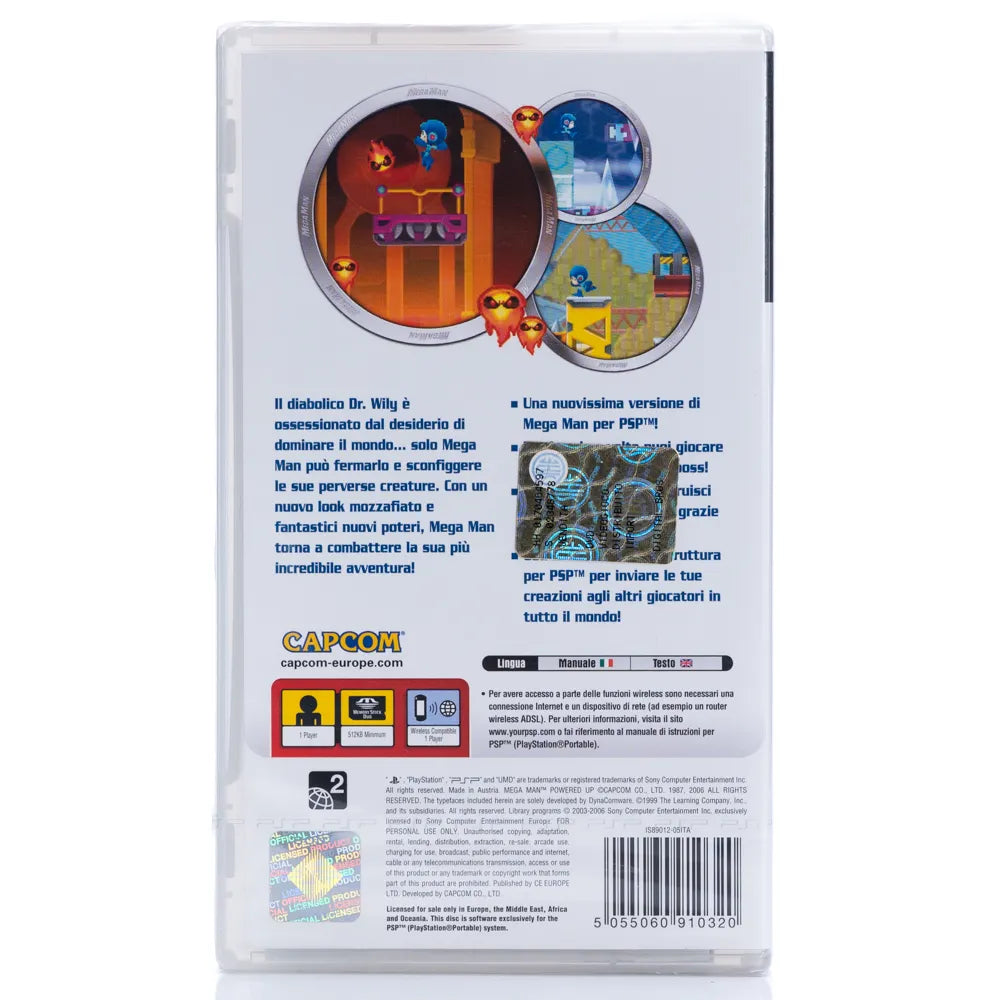 Mega Man Powered Up - PSP spill (Forseglet) - Retrospillkongen