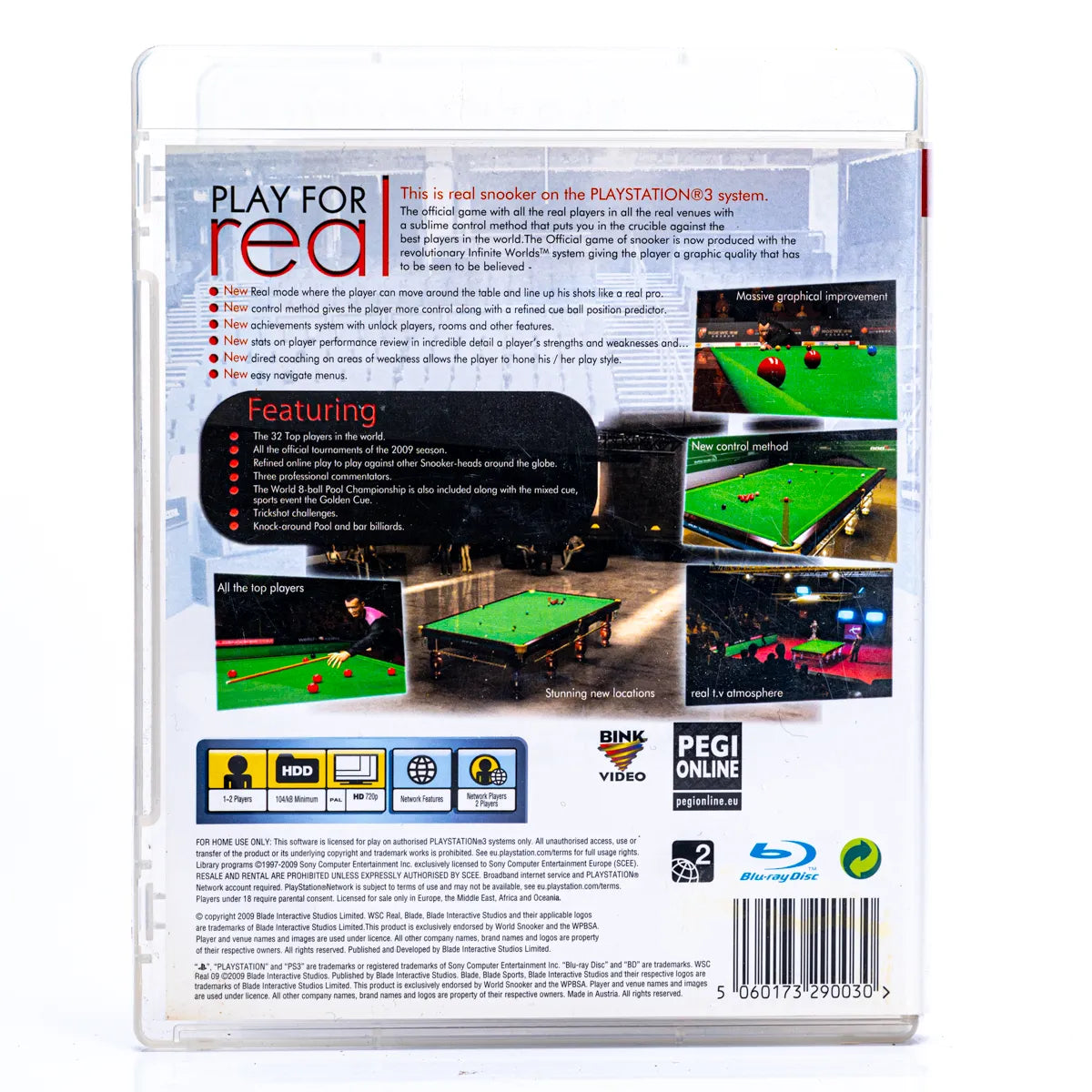 World Snooker Championship: Real 2008 (forseglet) - PS3 spill - Retrospillkongen