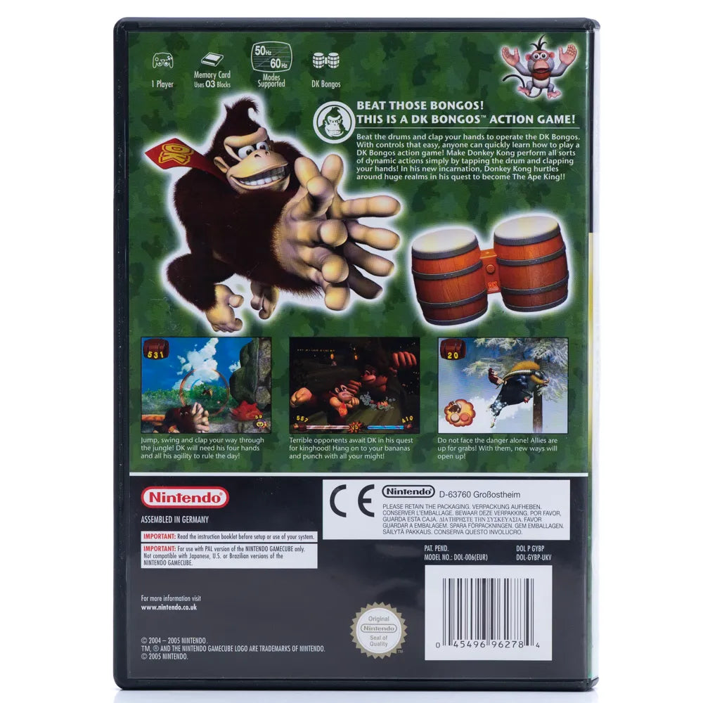 Donkey Kong: Jungle Beat - GameCube spill - Retrospillkongen