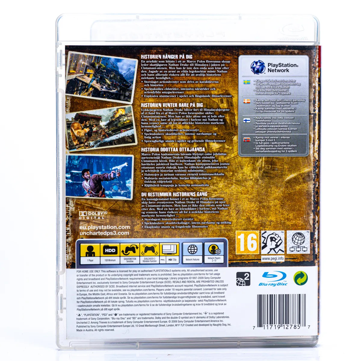Uncharted 2: Among Thieves - PS3 spill - Retrospillkongen