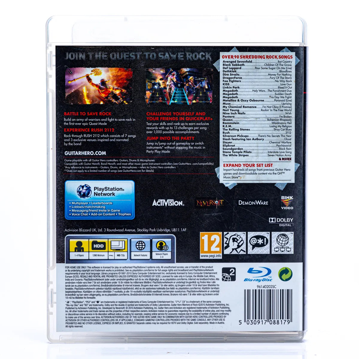 Guitar Hero: Warriors of Rock - PS3 spill - Retrospillkongen
