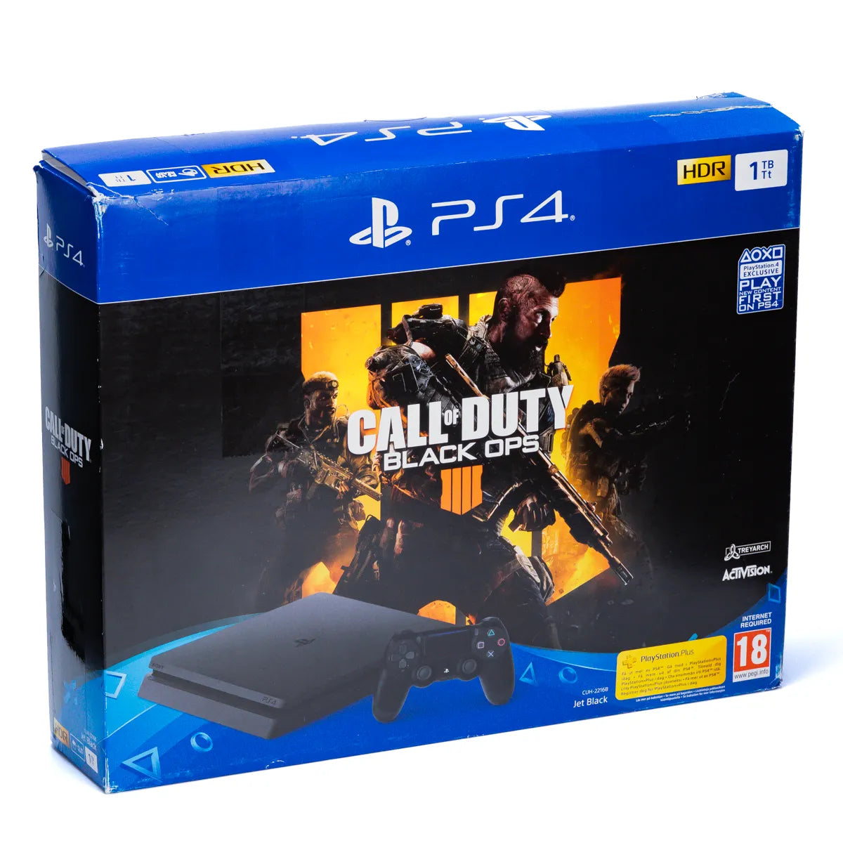 Sony PlayStation 4 Slim 1TB Konsoll Pakke Call of Duty Black Ops 4 Bundle - PS4 - Retrospillkongen