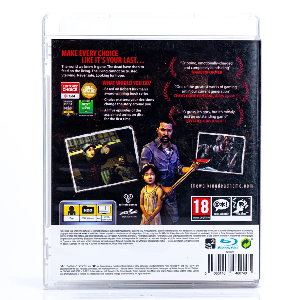 The Walking Dead - PS3 Spill - Retrospillkongen