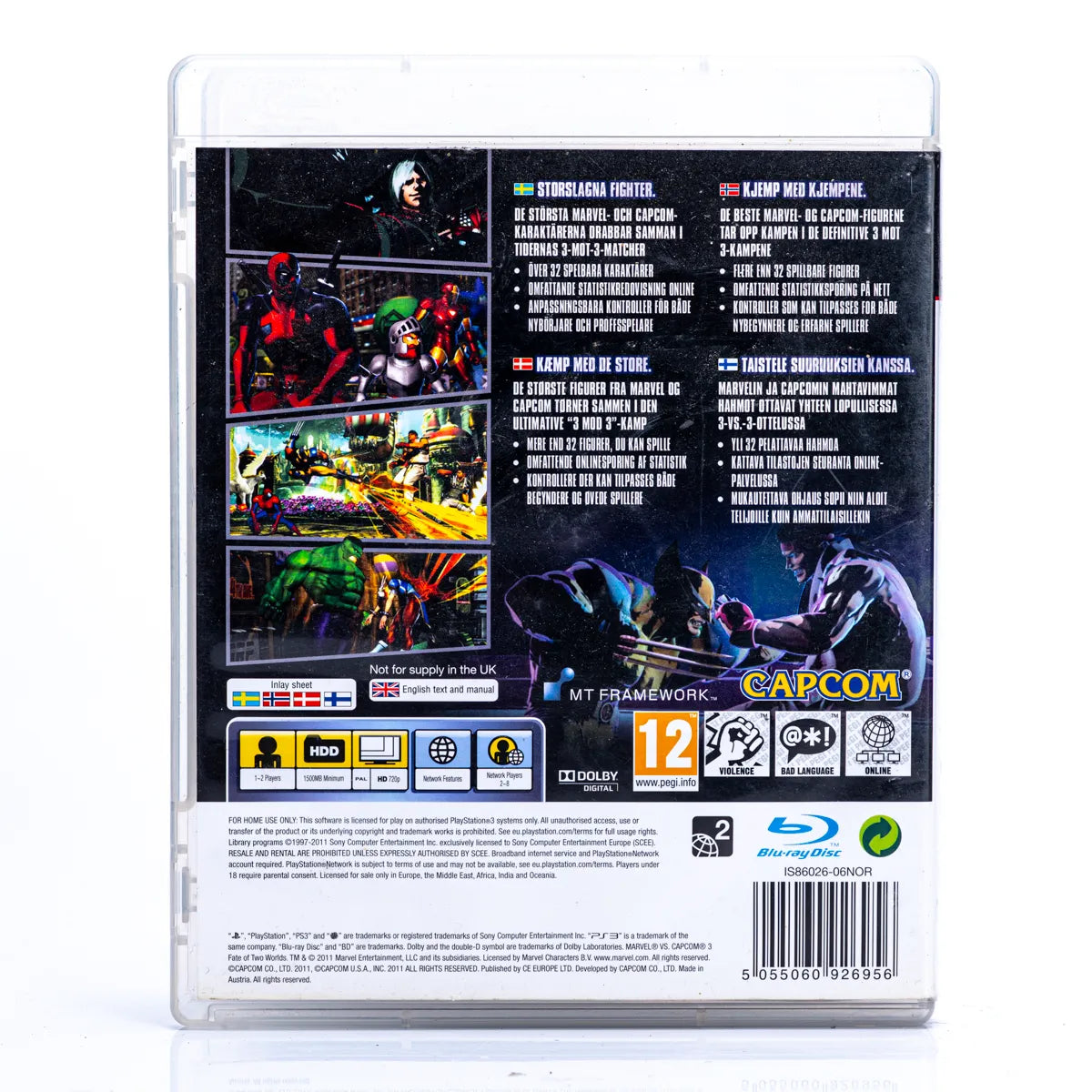 Marvel vs. Capcom 3: Fate of Two Worlds - PS3 spill - Retrospillkongen