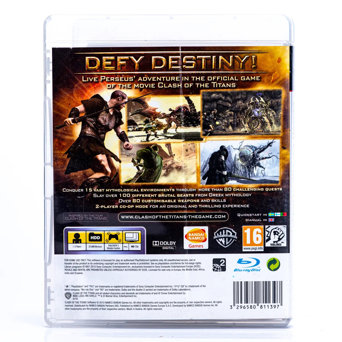 Clash of the Titans - PS3 spill - Retrospillkongen