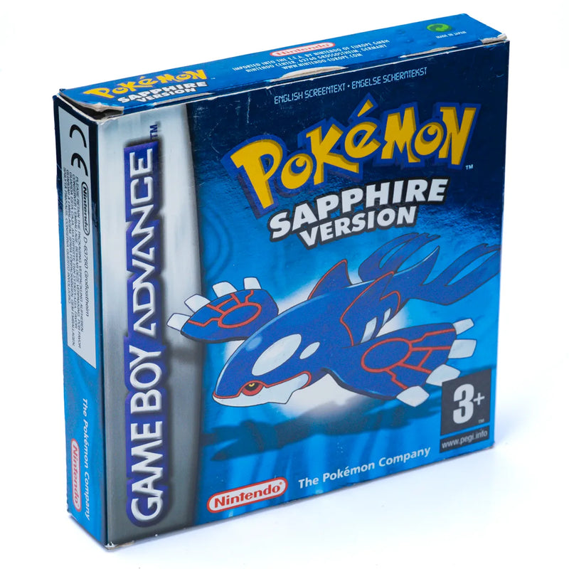 Pokémon Sapphire Version - GBA spill (Komplett i eske)