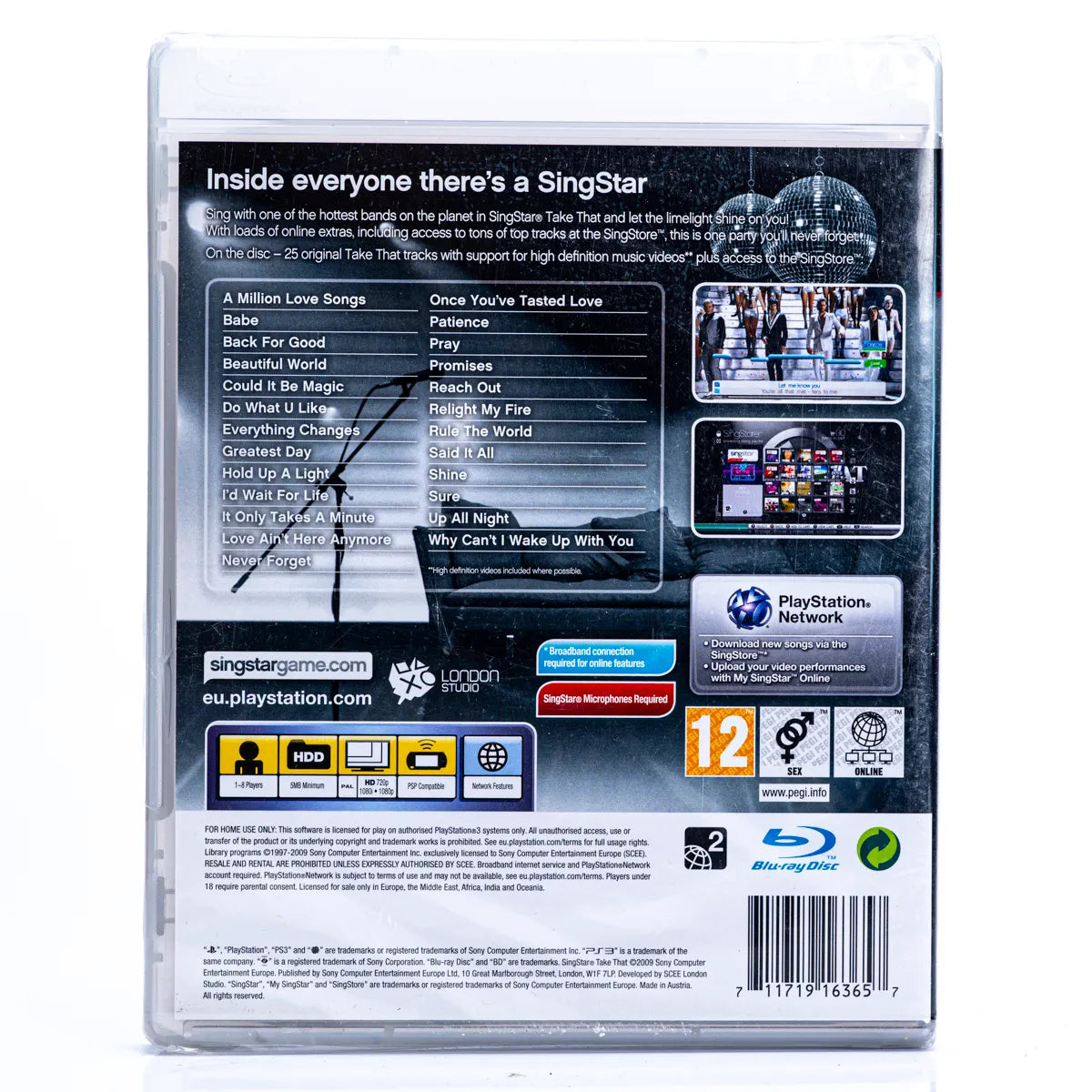SingStar Take That (forseglet) - PS3 spill - Retrospillkongen