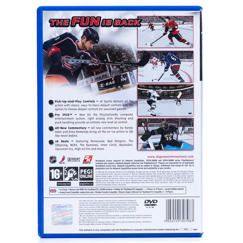 NHL 2K9 - PS2 spill - Retrospillkongen