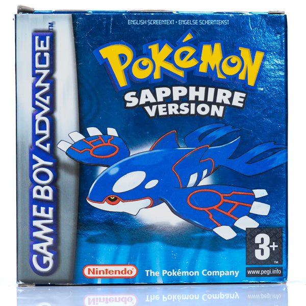 Pokémon Sapphire Version - GBA spill (Komplett i eske)