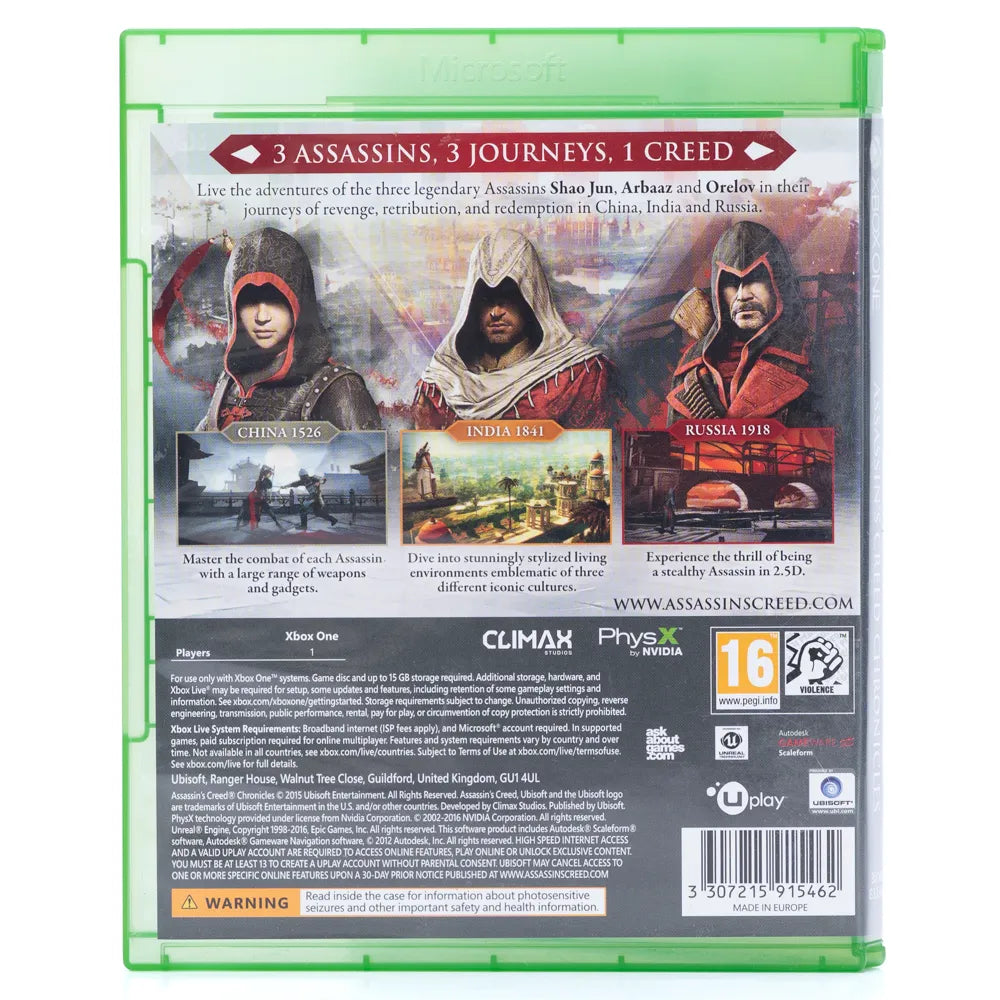 Assassin's Creed Chronicles - Xbox One spill