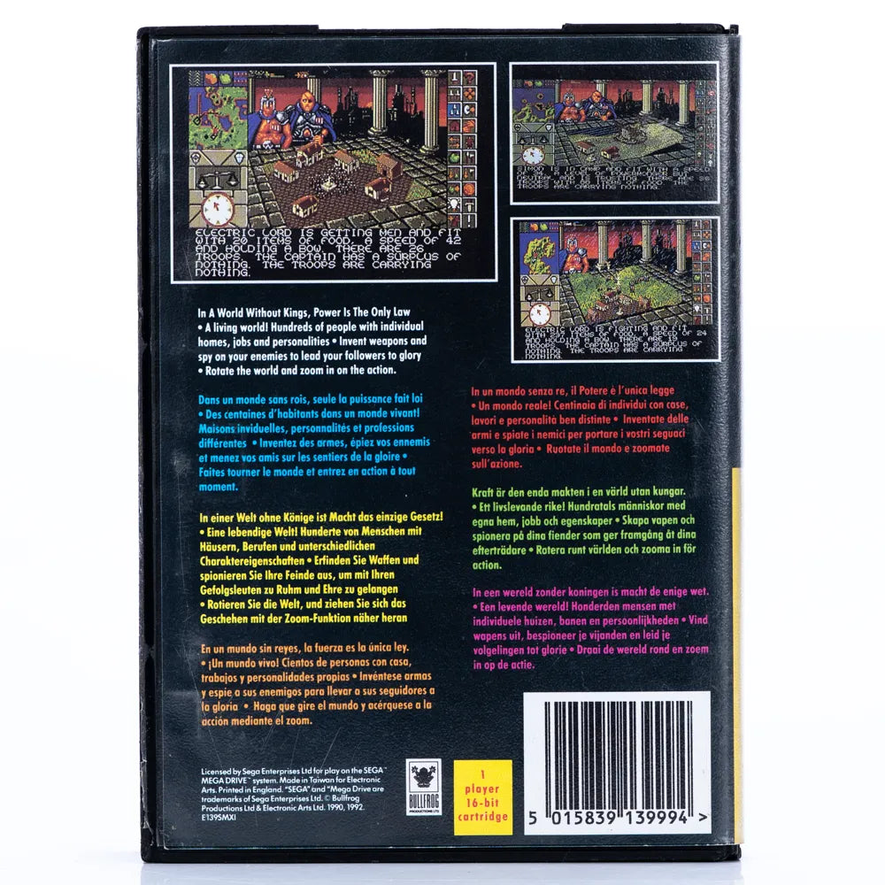 PowerMonger - SEGA Mega Drive spill