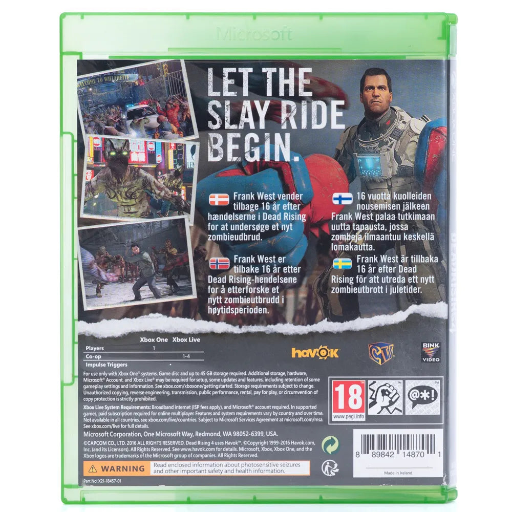 Dead Rising 4 - Xbox One spill