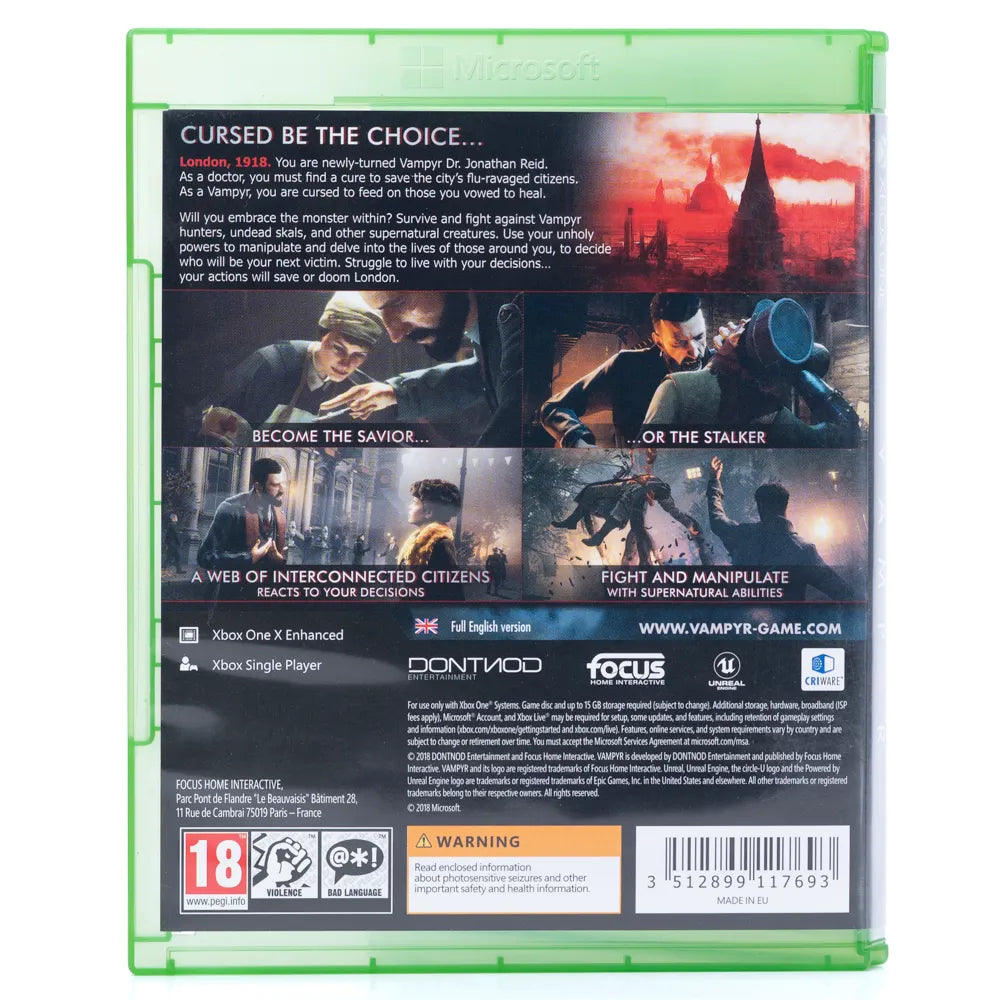 Vampyr - Xbox One spill