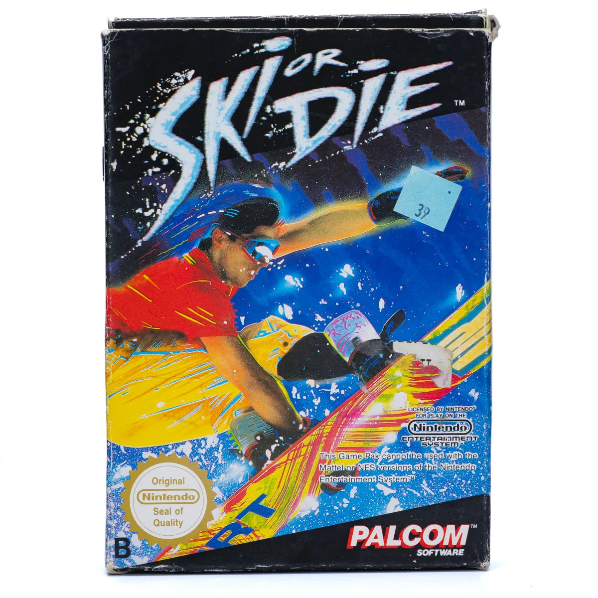 Ski or Die - NES spill (I eske) - Retrospillkongen