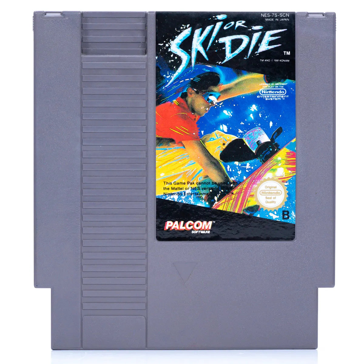 Ski or Die - NES spill (I eske) - Retrospillkongen