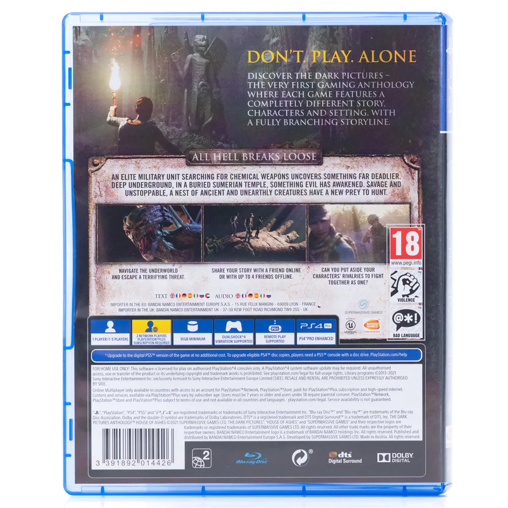 The Dark Pictures Anthology: House of Ashes - PS4 spill - Retrospillkongen