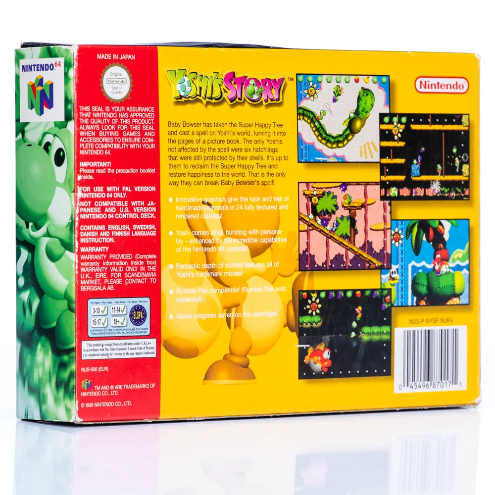 Yoshi's Story - N64 spill (i eske) - Retrospillkongen