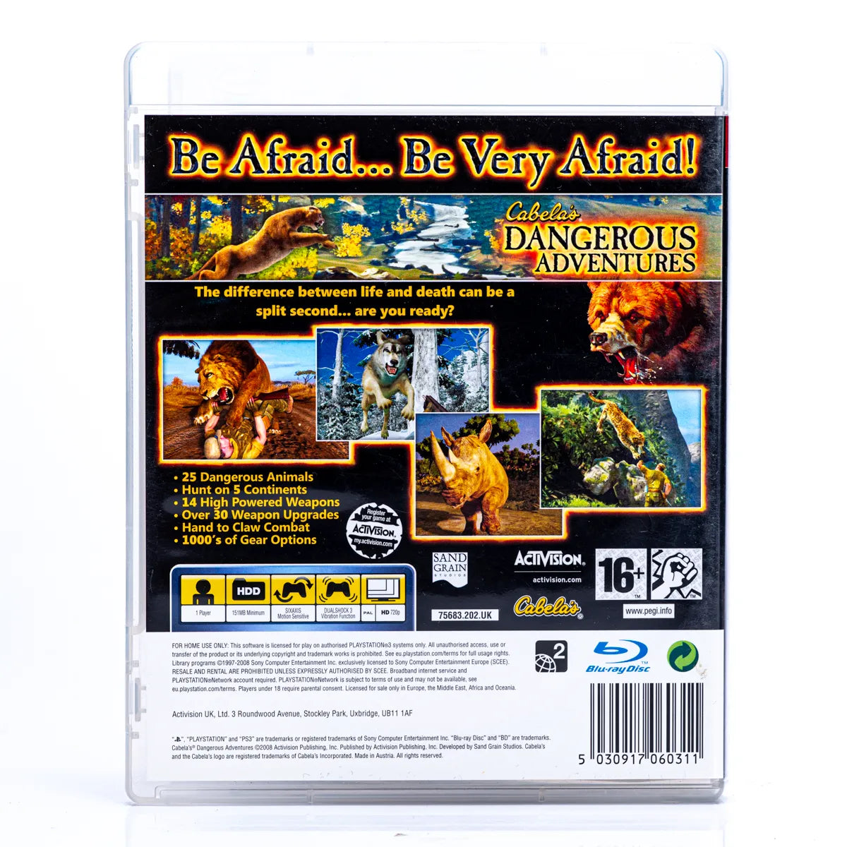 Cabela's Dangerous Adventures - PS3 spill - Retrospillkongen