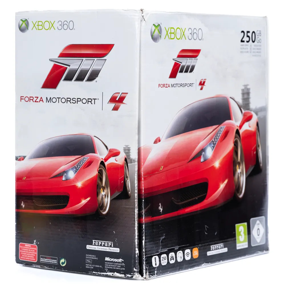 Microsoft Xbox 360 Slim 250GB Forza Motorsport 4 Bundle Konsoll i Eske