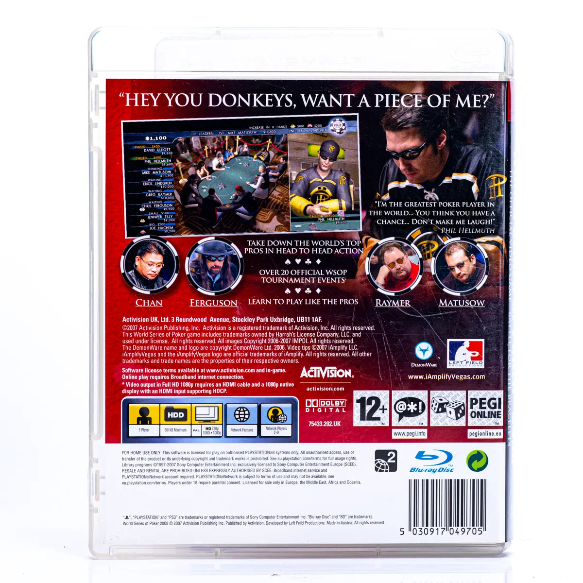 World Series of Poker 2008: Battle for the Bracelets - PS3 Spill - Retrospillkongen